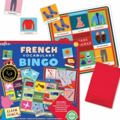 : French Bingo Vocabulary Game