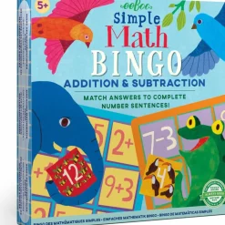 : Simple Math Bingo Game, 54 Tiles