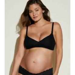 Maternity Nursing Bralette Black